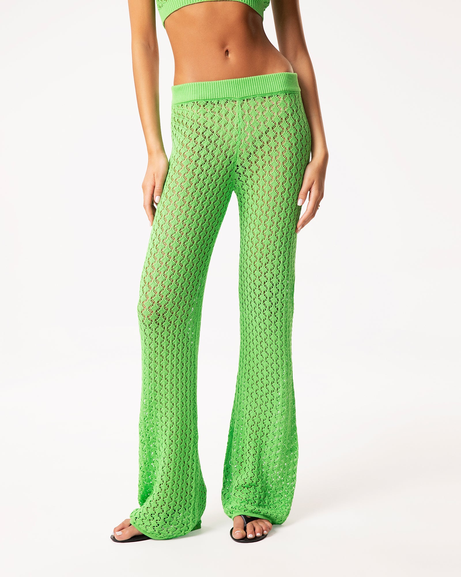 Pantalone rete verde
