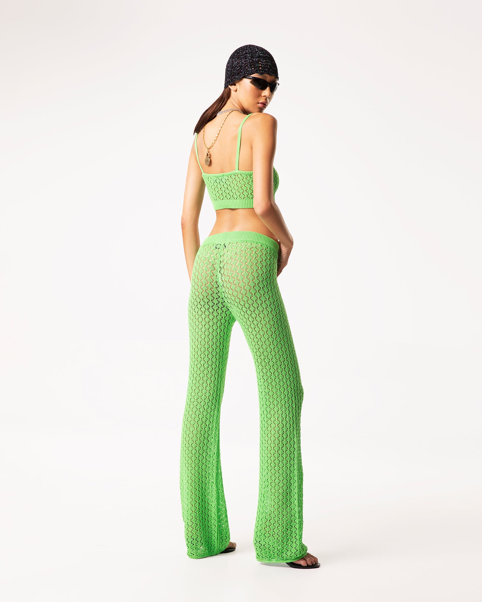 Pantalone rete verde