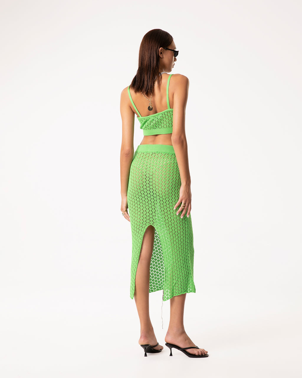 Skirt rete verde