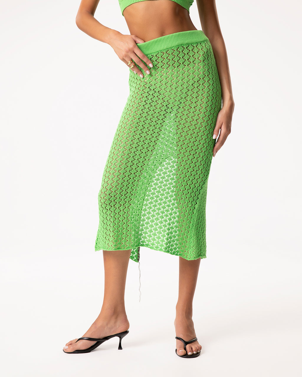 Skirt rete verde